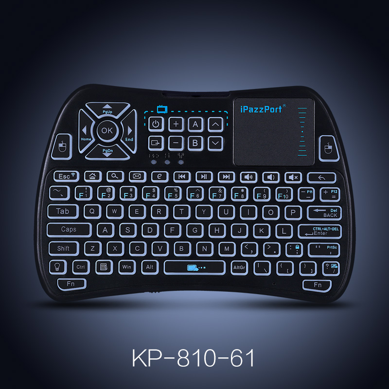 61 迷你紅外觸摸板鍵盤